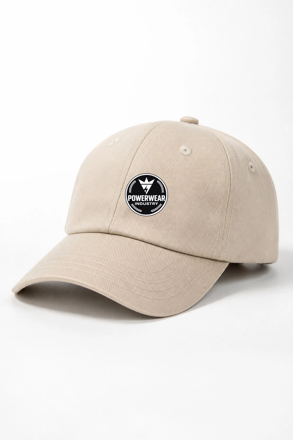 Custom Streetwear Cap — Design 04 by Power Wear Industry with branded badge
