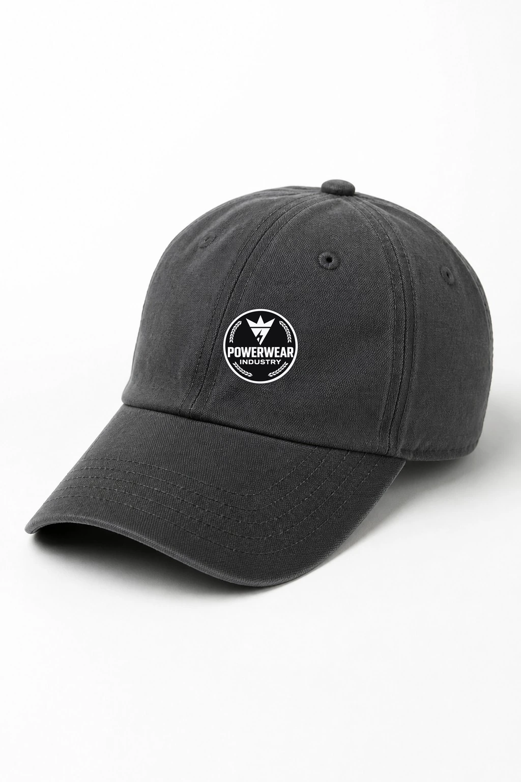 Custom Streetwear Cap — Design 09 by Power Wear Industry with branded badge