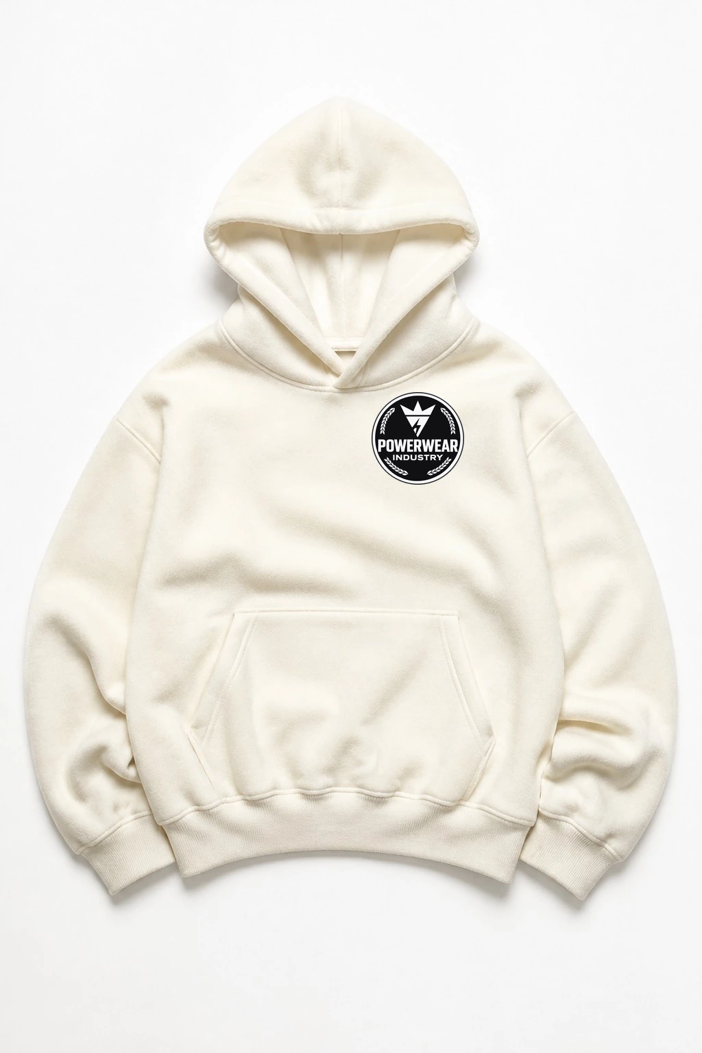 Custom Oversized Hoodie — Design 10 by Power Wear Industry with branded badge