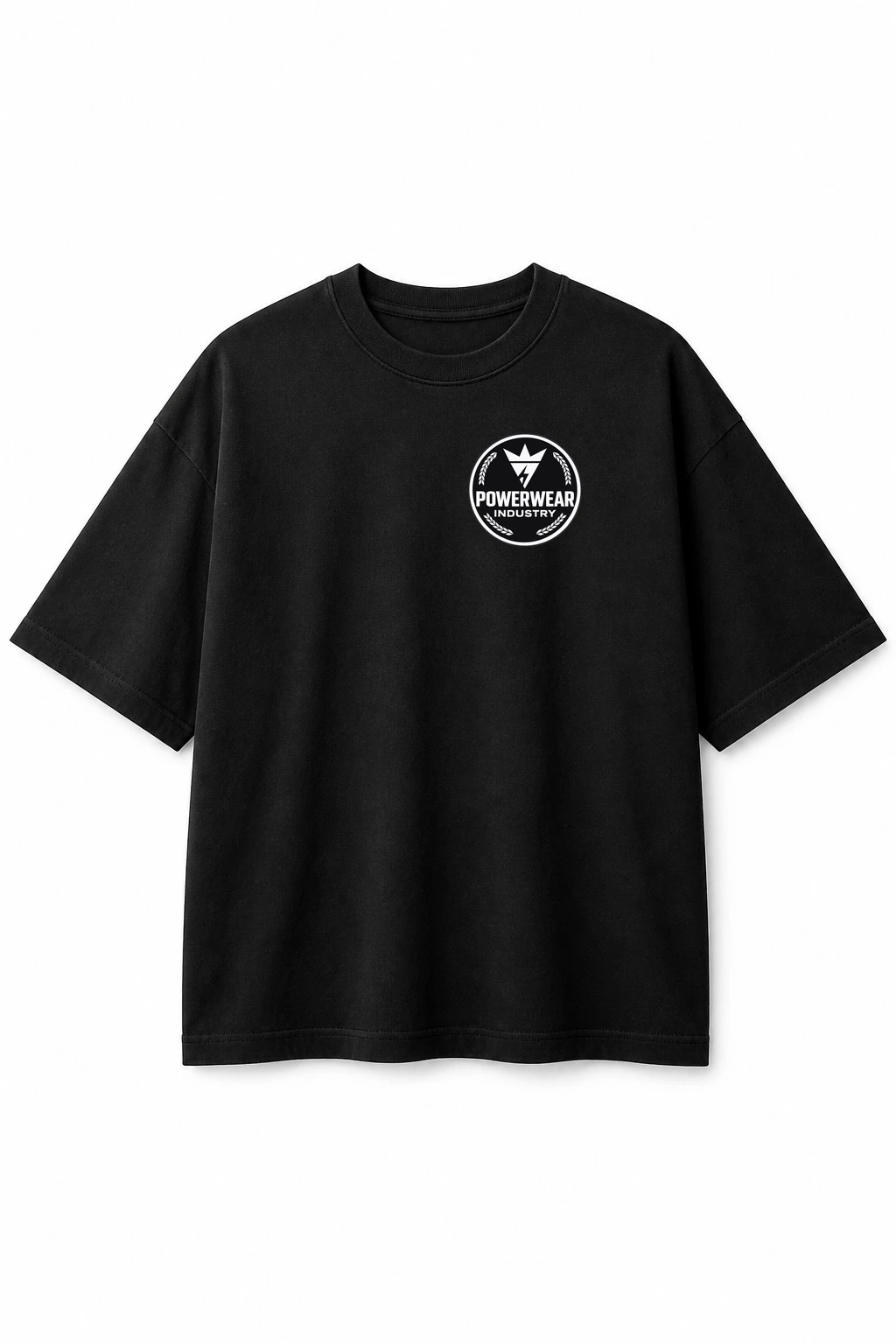 Custom Graphic T-Shirt — Design 03 by Power Wear Industry with branded badge