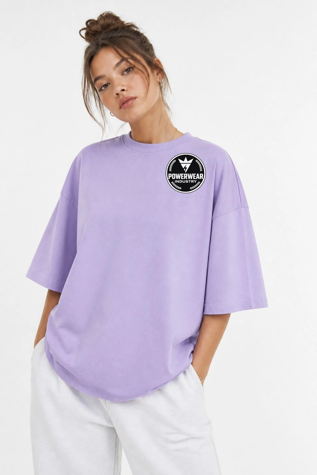 Custom Graphic T-Shirt — Design 04 by Power Wear Industry with branded badge
